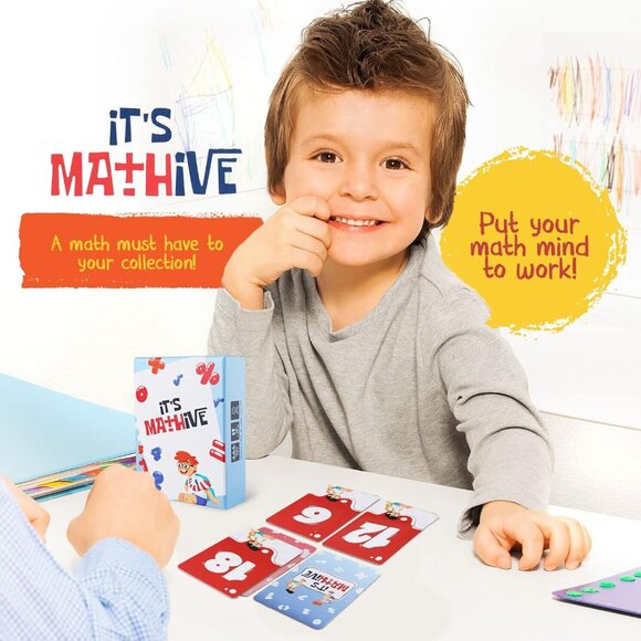 It's Mathive Card Game for Kids teens Interactive Math Learning Game Christmas - Picture 6 of 6